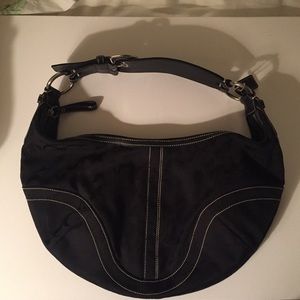 Coach Over-the-Shoulder Black Purse